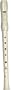 Yamaha 20-Series 2-Piece F-Sopranino Recorder (Ivory)