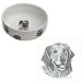 golden_retriever48golden retriever - Golden Retriever Paw Print Bowl Porcelain by Rosalinde