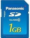Panasonic 1GB SD Memory Card with SD Speed Class 2 performance