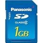 Panasonic 1GB SD Memory Card with SD Speed Class 2 performance