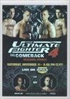 2009 Topps UFC Fight Poster (Trading Card) #TUF4 - TUF 4 Finale Travis Lutter Matt Serra Chris Lytle