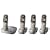 Panasonic KXTG7324 DECT Quad With Answer Machine - Silver
