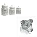 Jack Russell Canister Set, Porcelain by Rosalinde