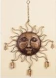 Sunface Metal Large Wind Chimes With Bells