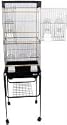 Canary Parakeet Cockatiel LoveBird Finch Bird Cages - 18"x18"x61" - 6924Blk/S