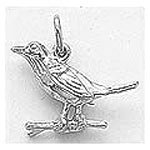 Childrens Toyshop  Jewelry : Bird Robin Charm