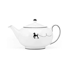 Barbara Barry for Wedgwood Best in Show Teapot with Poodle and Leash by Barbara Barry