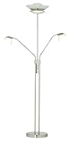 Halogen Three Light Torchiere and Reading Floor Lamp