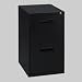 Office Products : Two-Drawer Mobile Pedestal File, Charcoal, 15-7/8w x 28-1/4h x 19-3/4d AELPA542820CH