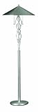 Torsion Satin Steel Floor Lamp - LS-9497SS