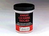 KNIGHT CLEANING PATCHES W/SOLVENT JAR OF 100