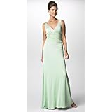 KAY UNGER SEAFOAM JERSEY GOWN
