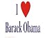 I love/Heart Barack Obama Short Sleeve T-Shirt