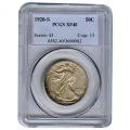 Certified Walking Liberty Half Dollar 1920-S XF40 PCGS