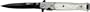 M-Tech Folding Knife Stiletto Pocket Pearl White