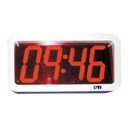 PTI Black Digital 4 Led Electric Wall Clock by PTI