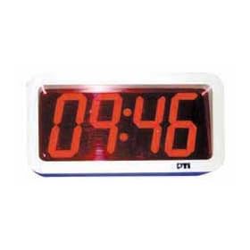 PTI Black Digital 4" Led Electric Wall Clock