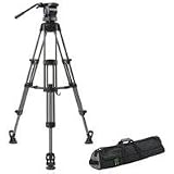 Libec RS-350M Professional Video Tripod Kit with RH35 Head, RT30B Tripod, Mid-level Spreader, Rubber Feet, Soft Case, Supports 20 lbs, Max. Height 65