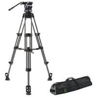 Libec RS-350M Professional Video Tripod Kit with RH35 Head, RT30B Tripod, Mid-level Spreader, Rubber Feet, Soft Case, Supports 20 lbs, Max. Height 65