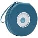 Swing Solo CD Case Holds 20 CDs, Two CDs Back to Back in Archival Plastic Sleeves with Soft Poly Divider, Teal.