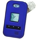 BLUE RUBBERIZED COATED PROGUARD COVER HARD CASE PROTECTOR (With Optional Detachable Belt Clip) for METRO PCS KYOCERA E2000 TEMPO - RETAIL PACKAGING