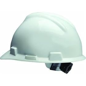 MSA Safety Works 818064 Ratchet Hard Hat, White