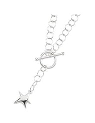 Ring Chain With Star Sterling Silver Ch836 20 Inch