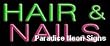 Hair Nails Neon Sign 10 x 24