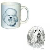 Bearded Collie Coffee Mug, Porcelain by Rosalinde (11 oz.)