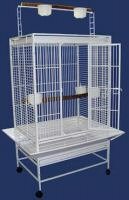Brand New Parrot Bird Wrought Iron Cage Play-Top On Wheels 32x23x66