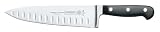 Mundial 5100 Series Black 8-inch Chef's Knife with Hollow Edge