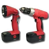 19.2V 1/2in. Driver Drill Kit with Flashlight, 2 Batteries & Charger