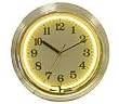 Yellow Neon Clock - Silver Frame
