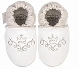 Robeez * Royal Luxury Collection -- Classic Crown White * Soft Sole Baby Shoes 0-3 months * 08 Limited Edition Collection -- Comes With Special Deluxe Keepsake Box !! Great For Newborns And Baby Showers!!! We Have Large Selections! *