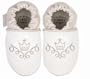 Robeez * Royal Luxury Collection -- Classic Crown White * Soft Sole Baby Shoes 0-3 months * 08 Limited Edition Collection -- Comes With Special Deluxe Keepsake Box !! Great For Newborns And Baby Showers!!! We Have Large Selections! *