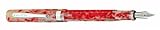 Conklin Glider Red & Pearl Fine Point Fountain Pen - GL04-1
