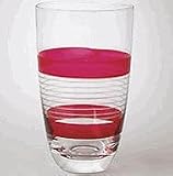 BLOCK Tier Red High Ball Glass Set 4