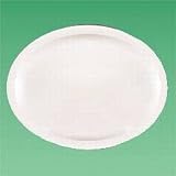 Bright White Porcelana, Platter 11-1/2'' 1 Dozen per case, 12/CS