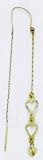 14kt Threader Earrings w/ Hearts - ES1777