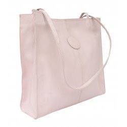 Buy Leather Market Tote Bags - Medium - Pastel Pink - by Piel Leather - 2344PP (Pastel Pink) (12H... by Piel Leather, Inc