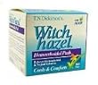T.N. Dickinson's Hemorrhoidal Pads, Witch Hazel with Aloe, 100-Count Packages (Pack of 2)