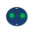 Cando MVP Rocker Board - 16 inch Board - 2 Red Hemispheres - Easy, Item- 10-1672