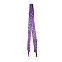 Foot Galaxy 45" Purple with White Dot Printed Shoe Laces