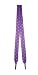 Foot Galaxy 45" Purple with White Dot Printed Shoe Laces
