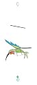 Bird Brain Glass Flapper Hummingbird