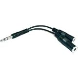 Hosa YPP118 6 inch balanced jack headphone splitter (NEW)