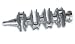 Scat 4H971-2 Forged Lightweight Pro Comp Crankshafts