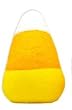 Candy Corn Halloween Plush Dog Toy for Small Dogs