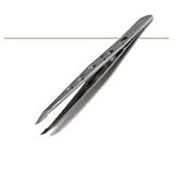 Rubis Slant Perforated Stainless Steel Tweezer