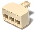 SOUTHWESTERN BELL S60657 6-Conductor Triplex 3-Line Jack